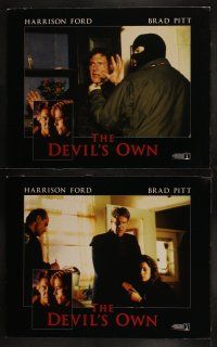 8f137 DEVIL'S OWN 8 LCs '97 Harrison Ford & Brad Pitt, trapped by destiny & bound by duty!