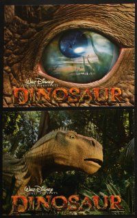 8f014 DINOSAUR 9 LCs '00 Disney, great cartoon images of prehistoric creatures!