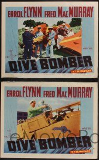8f659 DIVE BOMBER 4 LCs '41 Michael Curtiz, pilots Errol Flynn,Ralph Bellamy & Fred MacMurray