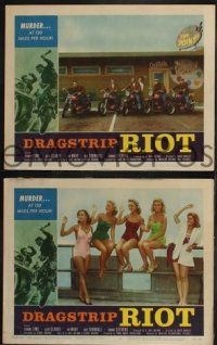 8f149 DRAGSTRIP RIOT 8 LCs '58 Yvonne Lime, youth gone wild, AIP biker gang action !