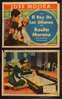 8f520 EL REY DE LOS GITANOS 7 LCs '33 Spanish princess Rosita Moreno loves the King of the Gypsies!