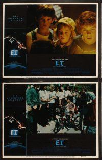 8f154 E.T. THE EXTRA TERRESTRIAL 8 LCs '82 Spielberg classic, Henry Thomas, Drew Barrymore!
