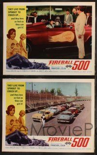 8f168 FIREBALL 500 8 int'l LCs '66 Frankie Avalon & sexy Annette Funicello, cool stock car racing!