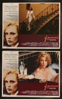 8f175 FRANCES 8 LCs '82 great images of Jessica Lange as cult actress Frances Farmer!