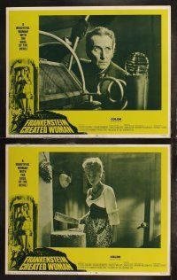 8f176 FRANKENSTEIN CREATED WOMAN 8 LCs '67 Peter Cushing, Susan Denberg had the soul of the Devil!