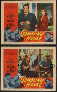 8f180 GAMBLING HOUSE 8 LCs '51 Victor Mature, William Bendix, Terry Moore!