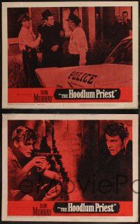 8f679 HOODLUM PRIEST 4 LCs '61 religious Don Murray saves thieves & killers, and it's true!