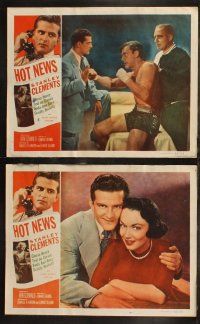 8f528 HOT NEWS 7 LCs '53 ace reporter Stanley Clements, Gloria Henry!