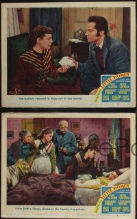 8f699 LITTLE WOMEN 4 LCs '49 images of Peter Lawford & pretty June Allyson, Leigh, O'Brien!