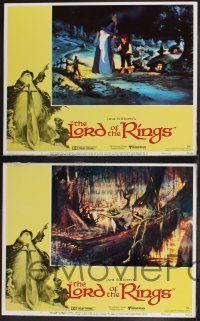 8f266 LORD OF THE RINGS 8 LCs '78 Ralph Bakshi cartoon from classic J.R.R. Tolkien novel!