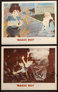 8f614 MAGIC BOY 5 LCs '60 Japanese animated ninja fantasy adventure, early anime!