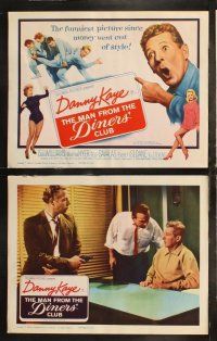 8f278 MAN FROM THE DINERS' CLUB 8 LCs '63 wacky images of Danny Kaye, Martha Hyer, George Kennedy!