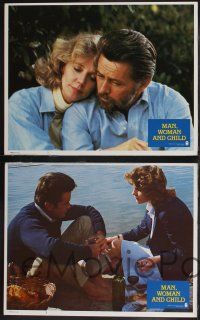 8f281 MAN, WOMAN & CHILD 8 LCs '83 Martin Sheen never knew he had a son, Blythe Danner!