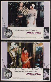 8f821 MATTER OF TIME 3 LCs '76 Liza Minnelli, Ingrid Bergman & Charles Boyer in Rome, Italy!