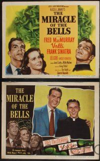 8f294 MIRACLE OF THE BELLS 8 LCs '48 Frank Sinatra, pretty Alida Valli, Fred MacMurray, Lee J. Cobb