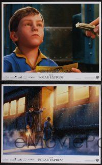 8f343 POLAR EXPRESS 8 LCs '04 Tom Hanks, directed by Robert Zemeckis!