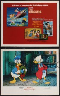 8f357 RESCUERS/MICKEY'S CHRISTMAS CAROL 8 LCs '83 Walt Disney package for the holiday season!