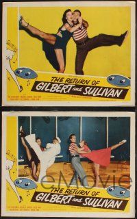 8f837 RETURN OF GILBERT & SULLIVAN 3 LCs '52 cool dancing stage performance images!
