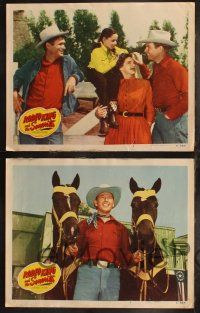 8f542 RODEO KING & THE SENORITA 7 LCs '51 Arizona Cowboy Rex Allen & Miracle Horse Koko!