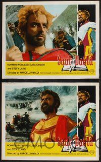 8f729 SAUL E DAVID 4 LCs '64 Norman Wooland, Gianni Garko, Marcello Baldi's Biblical story!