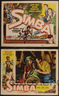 8f405 SIMBA 8 LCs '55 Dirk Bogarde & Virginia McKenna's love defied primitive jungle laws!