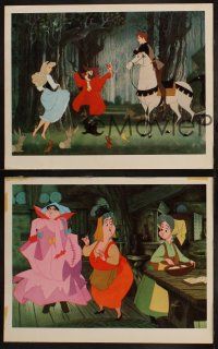 8f848 SLEEPING BEAUTY 3 LCs '59 Walt Disney cartoon fairy tale fantasy classic, cool images!