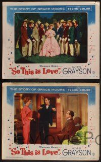 8f410 SO THIS IS LOVE 8 LCs '53 sexy Kathryn Grayson in the story of Grace Moore!