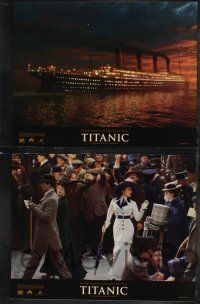 8f747 TITANIC 4 LCs '97 Leonardo DiCaprio, Kate Winslet, directed by James Cameron!