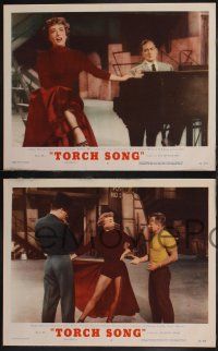 8f748 TORCH SONG 4 LCs '53 Joan Crawford, Michael WIlding, Gig Young, a wonderful love story!