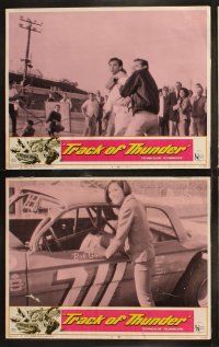 8f553 TRACK OF THUNDER 7 LCs '67 Tom Kirk, cool images of early NASCAR stock car racing!