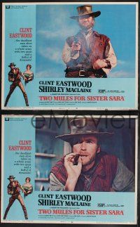 8f478 TWO MULES FOR SISTER SARA 8 LCs '70 gunslinger Clint Eastwood & Shirley MacLaine!