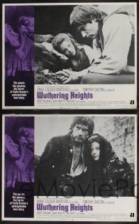 8f503 WUTHERING HEIGHTS 8 LCs '71 Timothy Dalton as Heathcliff, Anna Calder-Marshall as Cathy!