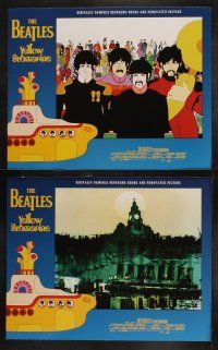 8f505 YELLOW SUBMARINE 8 LCs R99 wonderful psychedelic art of Beatles John, Paul, Ringo & George!