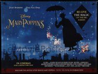 8g224 MARY POPPINS DS British quad R13 Julie Andrews & Dick Van Dyke in Disney's musical classic!