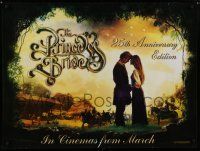 8g238 PRINCESS BRIDE teaser DS British quad R13 cool image of Cary Elwes & pretty Robin Wright!
