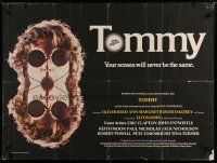 8g249 TOMMY British quad '75 The Who, Roger Daltrey, rock & roll, cool mirror image!
