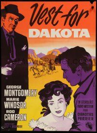 8g764 DAKOTA LIL Danish '58 Marie Windsor is out to get George Montgomery as Tom Horn!