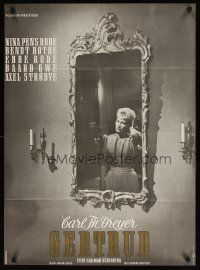 8g784 GERTRUD Danish '64 image of Nina Pens Rode in title role in mirror!