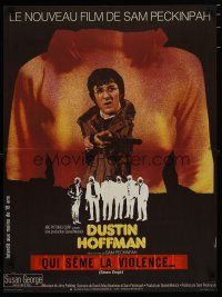 8g297 STRAW DOGS French 23x32 '72 Dustin Hoffman & Susan George, directed by Sam Peckinpah!