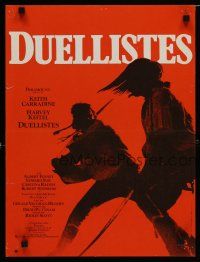 8g318 DUELLISTS French 15x21 '77 Ridley Scott, Keith Carradine, Harvey Keitel, sword fighting art!