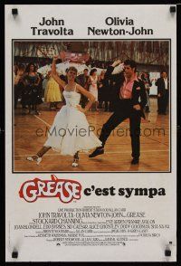 8g326 GREASE French 15x21 '78 John Travolta & Olivia Newton-John in a most classic musical!