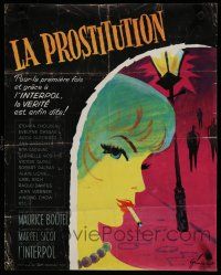 8g334 PROSTITUTION French 15x21 '65 shameful story of worldwide white slavery as it exists today!