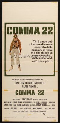 8g097 CATCH 22 Italian locandina '71 directed by Mike Nichols, based on the novel by Joseph Heller