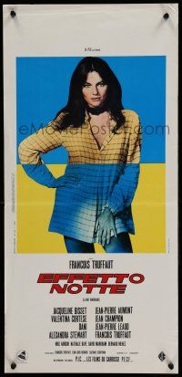 8g101 DAY FOR NIGHT Italian locandina '73 Truffaut's La Nuit Americaine, sexy Jacqueline Bisset!
