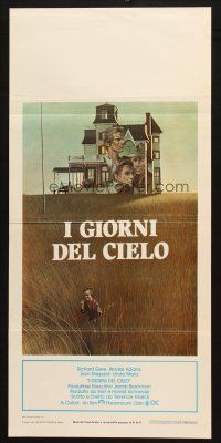 8g102 DAYS OF HEAVEN Italian locandina '79 Richard Gere, Brooke Adams, directed by Malick!