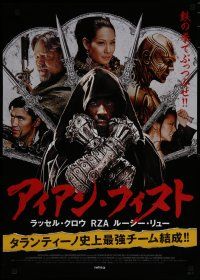 8g499 MAN WITH THE IRON FISTS Japanese '12 Russell Crowe, sexy Lucy Liu, RZA in title role!