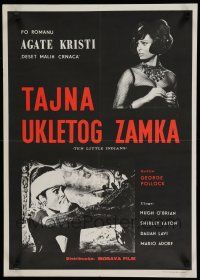 8g167 TEN LITTLE INDIANS Yugoslavian '66 Agatha Christie, sexy Shirley Eaton!