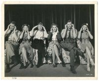 8h107 BABES ON BROADWAY 8.25x10 still '41 Mickey Rooney, Judy Garland & top cast thinking!