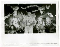8h218 CLOCKWORK ORANGE deluxe 8x10 still '72 Malcolm McDowell & his droogs leaving milk bar!
