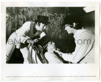 8h217 CLOCKWORK ORANGE deluxe 8x10 still '72 Kubrick, Malcolm McDowell confronts his gang-mates!